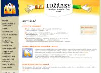 Webová stránka Lužánky - středisko volného času