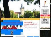 Webová stránka Novoměstská radnice