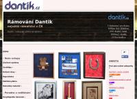 Webová stránka Dantik, s.r.o.