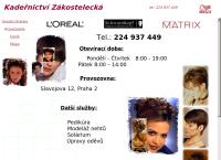 Petra ZÁKOSTELECKÁ - KADEŘNICTVÍ ZÁKOSTELECKÁ