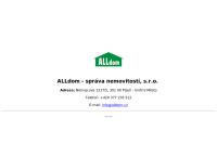 SPRÁVA A ÚDRŽBA NEMOVITOSTÍ - ALLdom s.r.o.