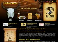 Webová stránka Restaurace Country saloon Dvůr Králové