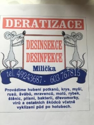 Deratizace - desinsekce - desinfekce Milička