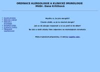 ALERGOLOGIE A KLINICKÁ IMUNOLOGIE KRTIČKOVÁ DANA MUDr.