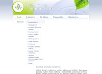 Webová stránka Institut přírodní medicíny Praha