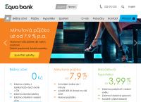 Webová stránka EQUA BANK A.S.