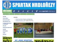 Webová stránka Tělovýchovná jednota Spartak Hrdlořezy