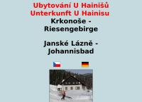 Božena Hainišová - Ubytování U Hainišů