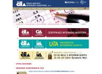 Webová stránka Český institut interních auditorů