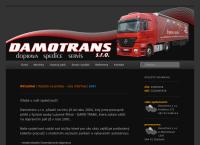 Webová stránka Damotrans S.r.o.