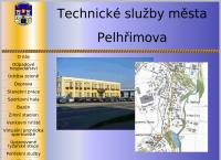 Webová stránka Technické služby města Pelhřimova, příspěvková organizace