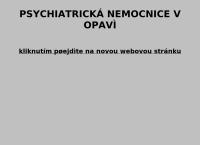 Psychiatrická Léčebna Opava