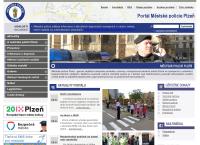 Webová stránka Městská policie Plzeň
