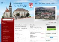 Webová stránka Městský úřad Velvary