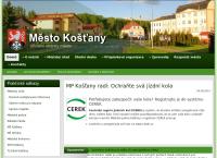 Město Košťany