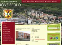 Webová stránka Nové Sedlo - městský úřad